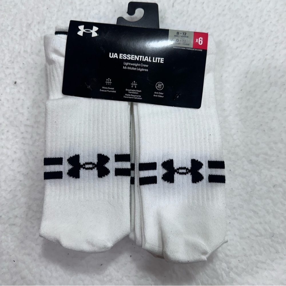White Under Armour Socks